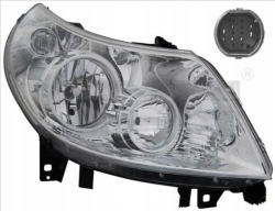 фара левая H1 H7 + DUCATO BOXER JUMPER 2006-2010