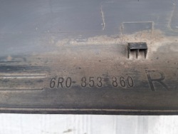 молдинг порога правая крепление vw Cross Polo V 5 6R0 6R0853860