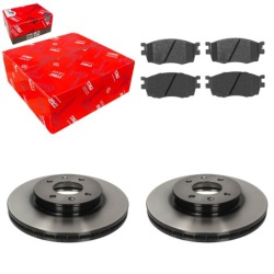 тормозные колодки перед GDB3420 trw Hyundai kia + 2 тормозной диск DF4839