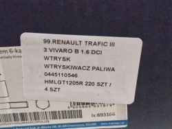 форсунка renault nissan 1.6 0445110546 HMLGT1205R