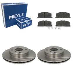 2× MEYLE 30-15 521 0002 тормозной диск 025 208 7015 комплект датчик износа тормозных колодок, тормоз