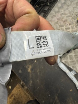 пиропатрон воздушная левый lexus NX300 ГИБРИД 627503001D
