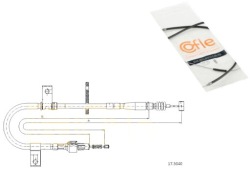 Cofle троса трос тормоза ручного 29123