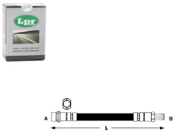тормозной шланг T TRANSIT 2.4 06- л+P lpr