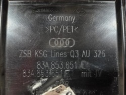 решетка радиатора Audi Q3 83A s-line 83A853651E 83A853651F s