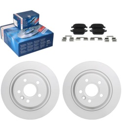 2× Bosch тормозной диск зад 0986479B94 0 986 494 639 комплект датчик износа тормозных колодок, тормоз