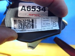 opel COMBO III ремень безопасности правый передний 735556802