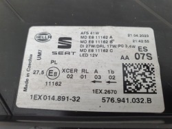 seat Ateca 576 рестайлинг 20- фара full led правая 576941032B