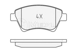 MEYLE тормозные колодки renault перед MEGANE 02- 1,