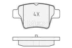 MEYLE колодки торм. зад 307 00-/C4 04-