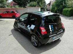 renault TWINGO II RS спойлер спойл