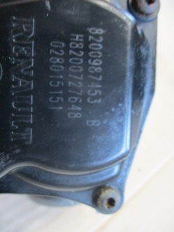 ДРОССЕЛЬНАЯ ЗАСЛОНКА 8200727648 8200987453 nissan renault