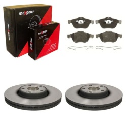 2× MAXGEAR тормозной диск BMW зад X3 19-0531 комплект датчик износа тормозных колодок, тормоз