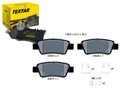 тормозные колодки Honda зад CR-V 06- 12- textar