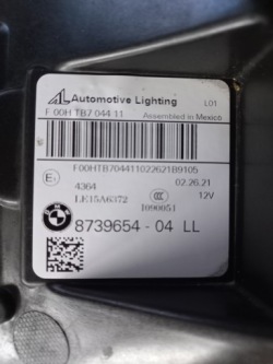 BMW X3 G01 X4 G02 full led адаптивная правая европа