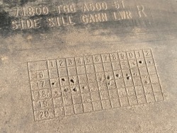 Honda OE 71800-TGG-A500-51 молдинг порога