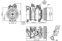 Компрессор кондиционера ALFA ROMEO 156 2.4