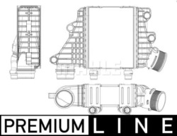 mahle CI 412 000P радиатор охлаждения Воздух