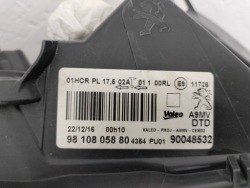 фара правая peugeot 208 рестайлинг 9810805880
