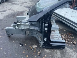 tesla MODEL X 2016 левый четверть передняя