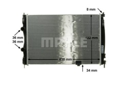 mahle CR 1076 000S радиатор охлаждения, система Двигателя