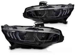 фары Honda Civic X 16-21 Black