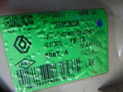 фонарь правый renault FLUENCE РЕСТАЙЛИНГ 265552802R 2013R