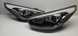 Hyundai IX35 рестайлинг линза галогеновая с led фара левая правая