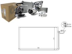 конденсатор кондиционера volvo C30 C70 II S40 V50