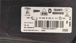 фара правая ,,led видение,, CITROEN C4 X III 2020- 9830649280