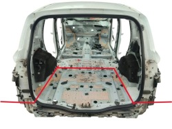 ремень задний кузов FORD S-MAX MK2 II : 5F (15-19)