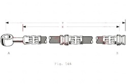 trw тормозной шланг . volvo перед S40 V40 9