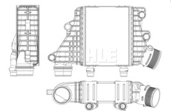 mahle CI 412 000P радиатор охлаждения Воздух