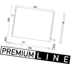 радиатор охлаждения . mahle 37 000P
