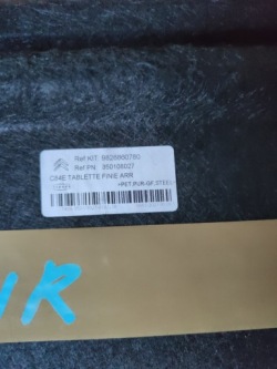 CITROEN C5 AIRCROSS полка задняя багажника комплект 9826860780