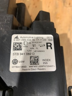 vw Touran III фара правая передняя правый передний full led 5TB941082D европа