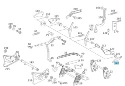 Держатель MERCEDES VITO A00092908277D66