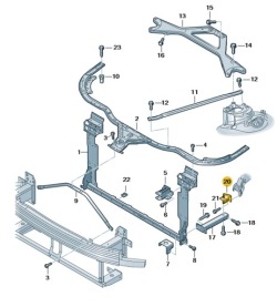 адаптер для правая Сторона Audi A8 D5 ASO оригинал