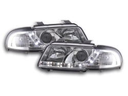 Фары led Audi A4 B5 99-01 хром