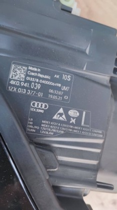 фара Audi A6 S6 C8 4K 4K0941039