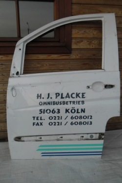 MERCEDES VITO W639 VIANO дверь левая передняя белый 9147