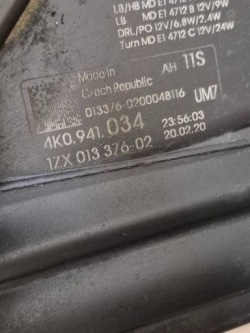 Audi A6 S6 C8 4K фара led правая европа 4K0941034