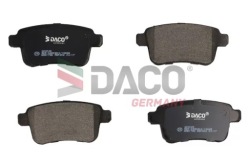 2× DACO 603040 тормозной диск + тормозные колодки зад MERCEDES CITAN