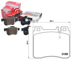 комплект датчик износа тормозных колодок Brembo 2420262005 2420