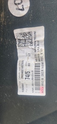 бампер передний SKODA OCTAVIA IV A8 5E3807221 20-24 r датчик парковки