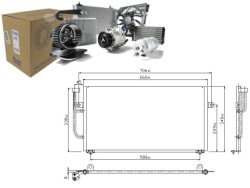 ниссенс 94306 конденсатор, радиатор кондиционера