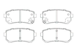 Breck тормозные колодки Hyundai ACCENT III 1.4 GL (