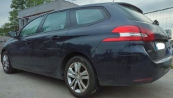 крыло левое переднее peugeot 308 SW II T9 темно-синий кронштейн