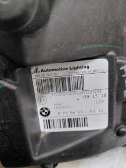 фара левая передняя BMW X3 X4 G01 G02 led европа