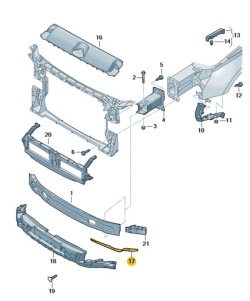 оригинал Audi OE Усилитель 8W6807328